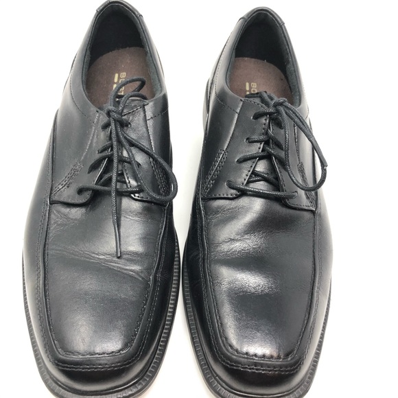 Bostonian Black Leather Dress Shoes Mens 8.5 M - Picture 3 of 12